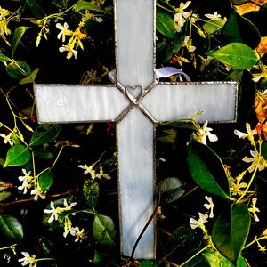 Stained glass cross